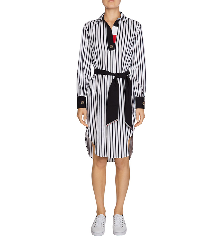 Tommy icons stripe dress clearance