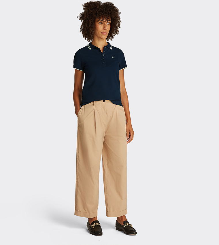 Feminine Sporty Polo T-Shirt