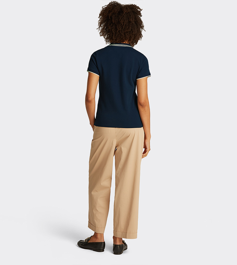 Feminine Sporty Polo T-Shirt