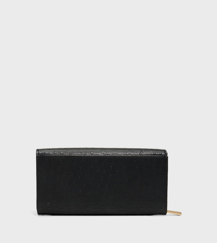 WYLABERIA Textured Flap Wallet