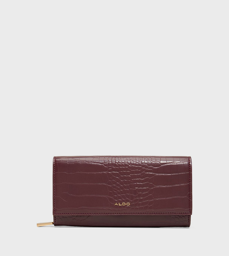 WYLABERIA Textured Flap Wallet