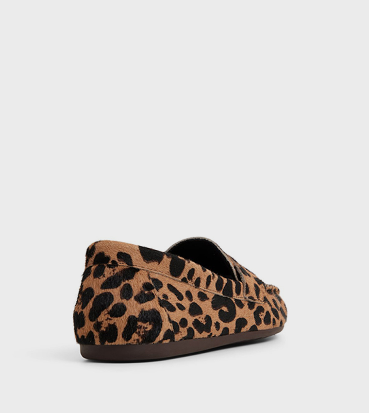 WYLAENA Animal Patterned Loafers