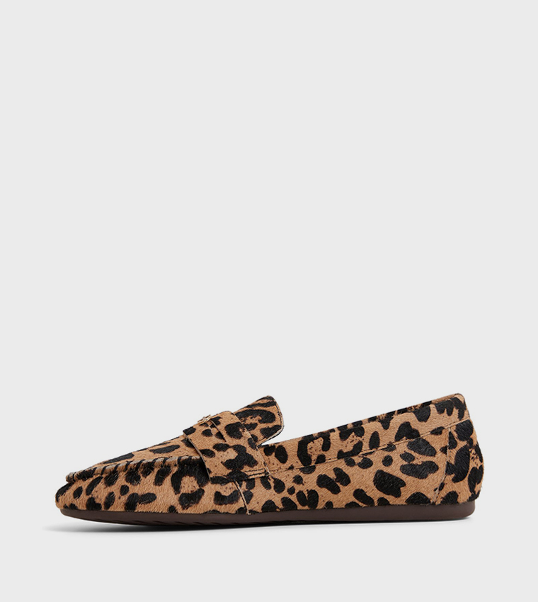 WYLAENA Animal Patterned Loafers