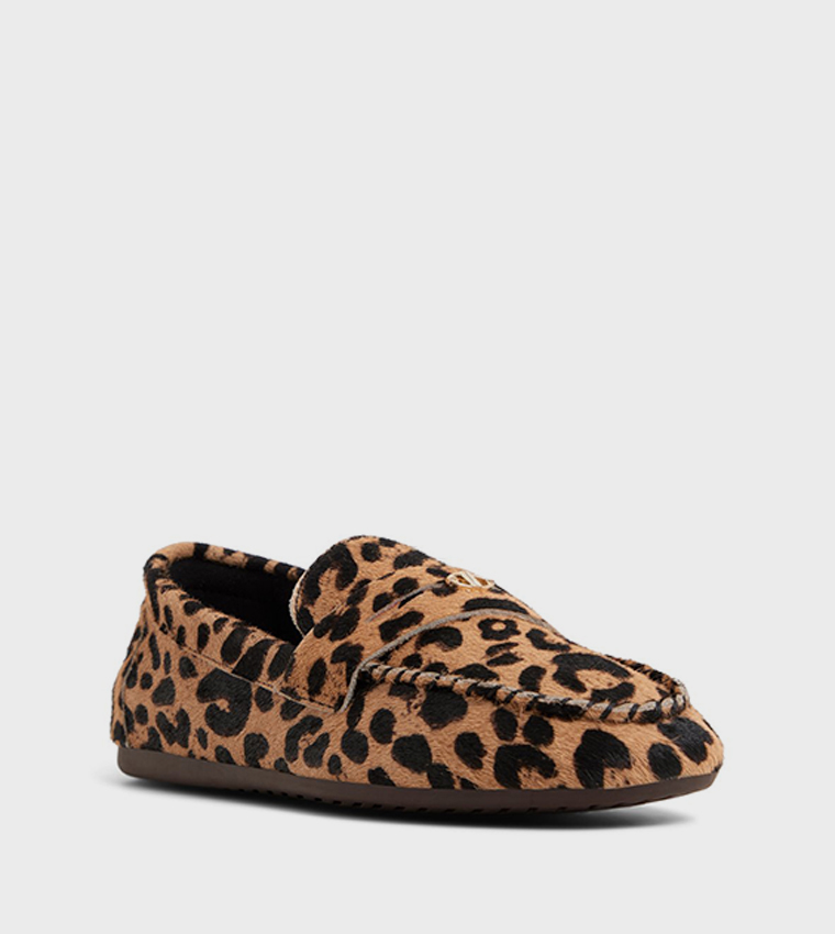 WYLAENA Animal Patterned Loafers