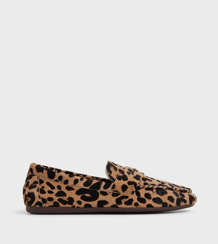 WYLAENA Animal Patterned Loafers