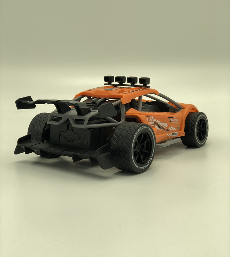 Rc Racing Car 1/16 Rc Drift Car 2.4Ghz Alloy High Speed Rechargeable Race Car - Orange
