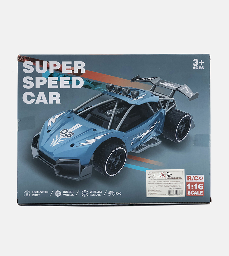 Rc Racing Car 1/16 Rc Drift Car 2.4Ghz Alloy High Speed Rechargeable Race Car - Green