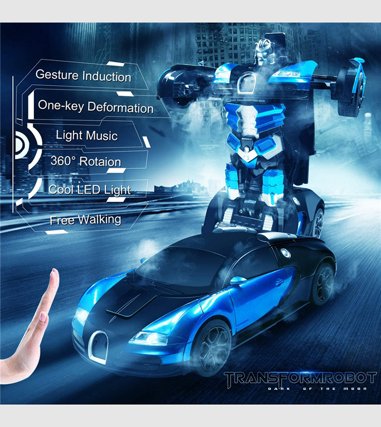 Buy Toonz RC Transformer Car In Blue | 6thStreet UAE