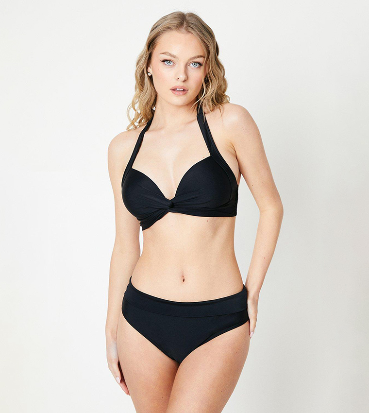 Twist Front Padded Bikini Top
