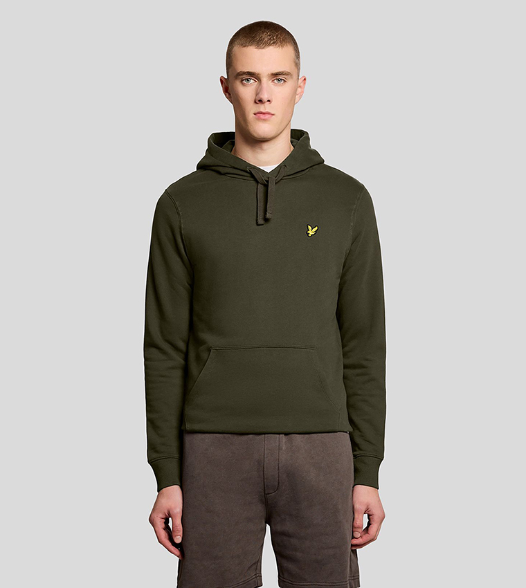 Logo Detail Long Sleeves Hoodie