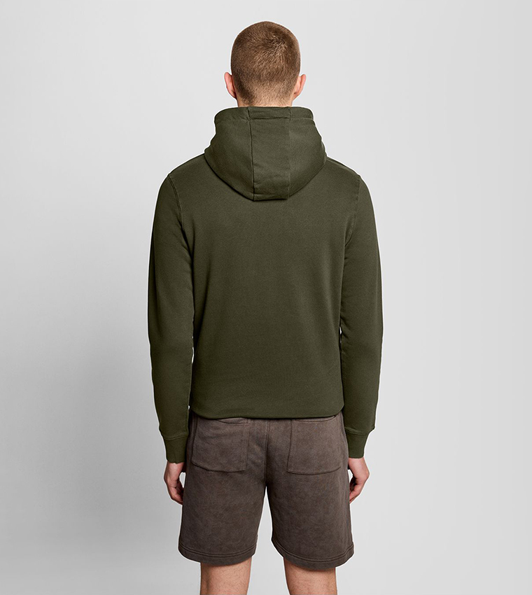 Logo Detail Long Sleeves Hoodie