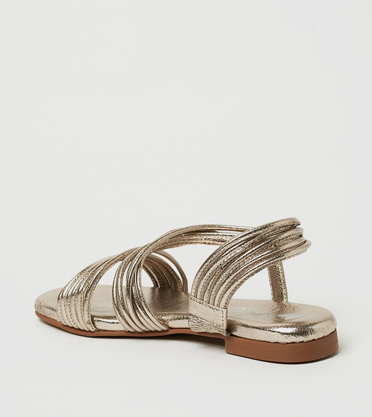 TAYTUM Open Toe Flat Sandals