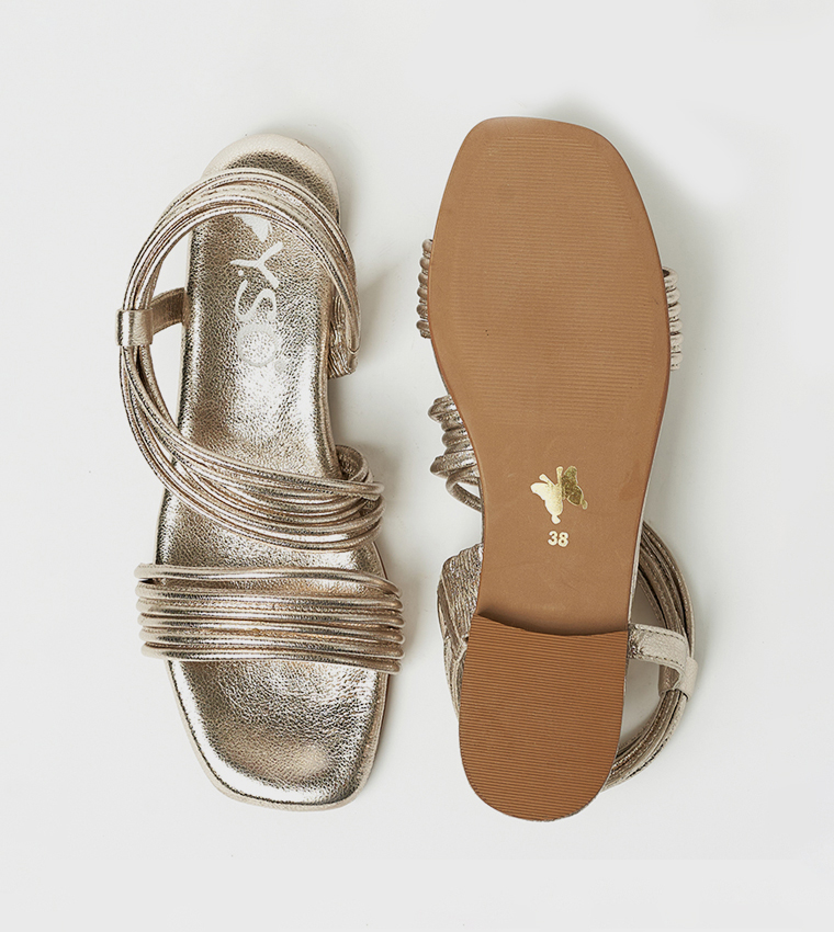 TAYTUM Open Toe Flat Sandals