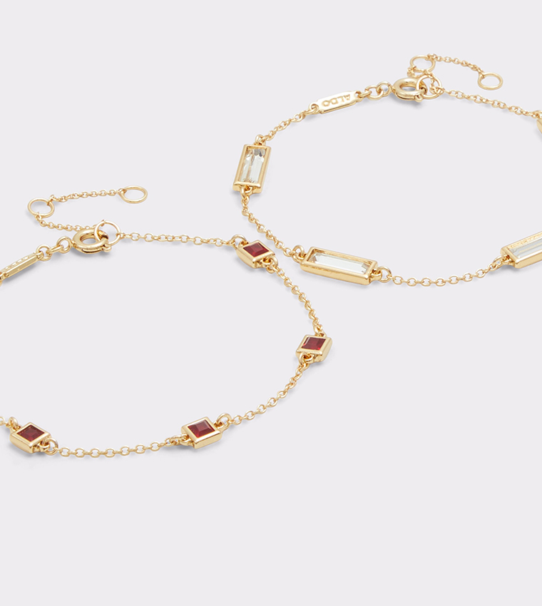 YBOTHA 2 Pack Gold-Tone Bracelets