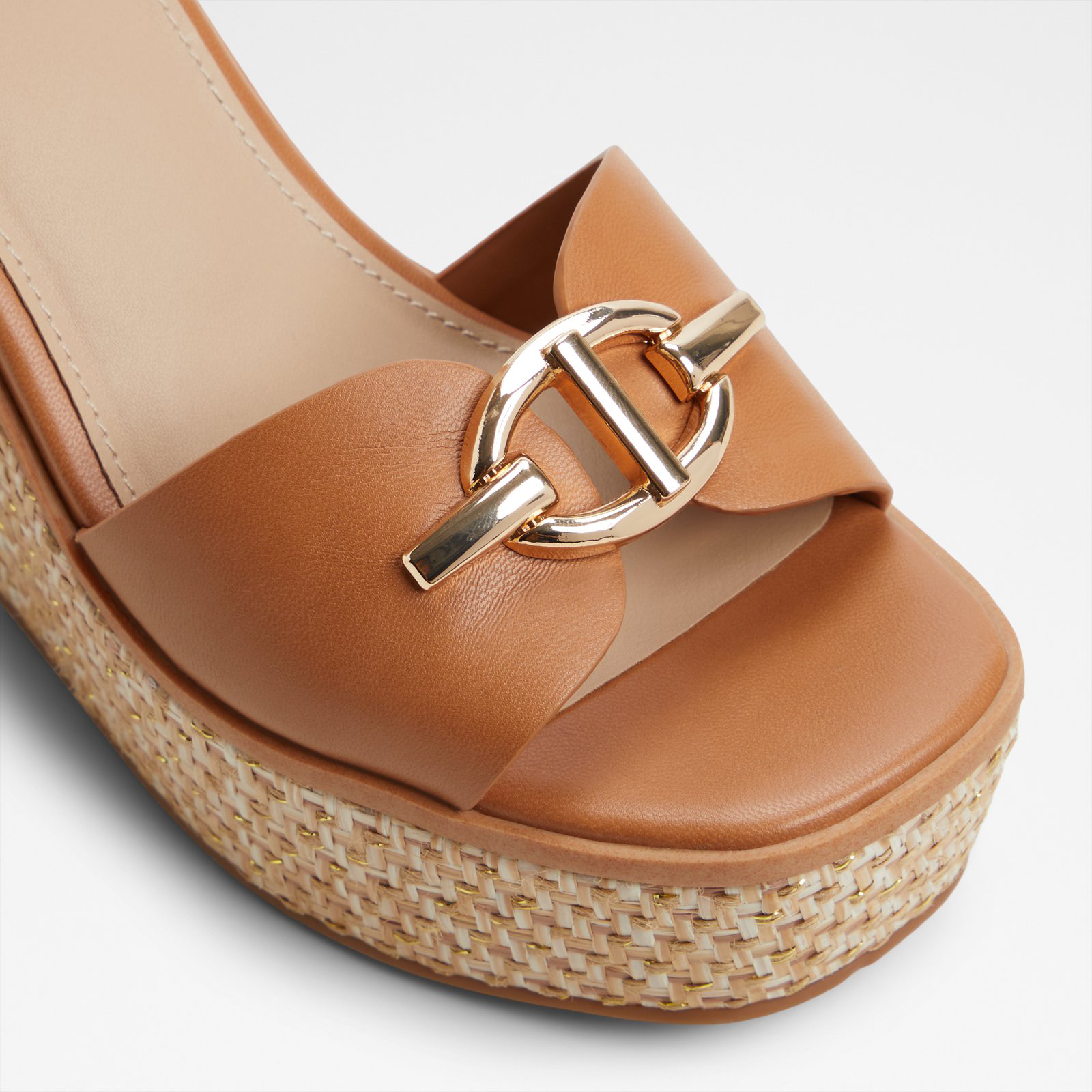 YBYLIN Textured Wedge Sandals
