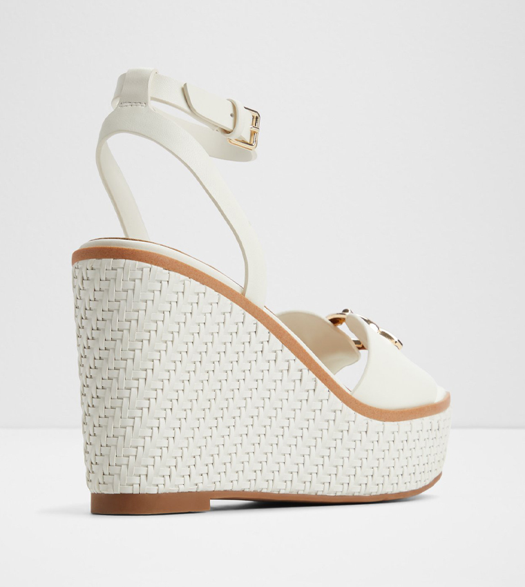 YBYLIN Textured Wedge Sandals