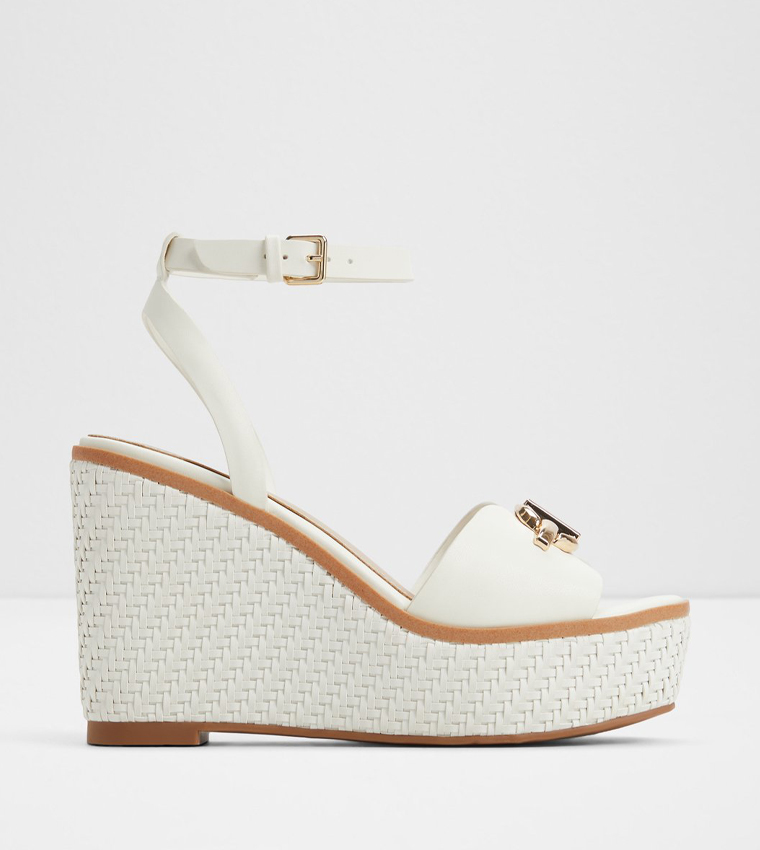 YBYLIN Textured Wedge Sandals