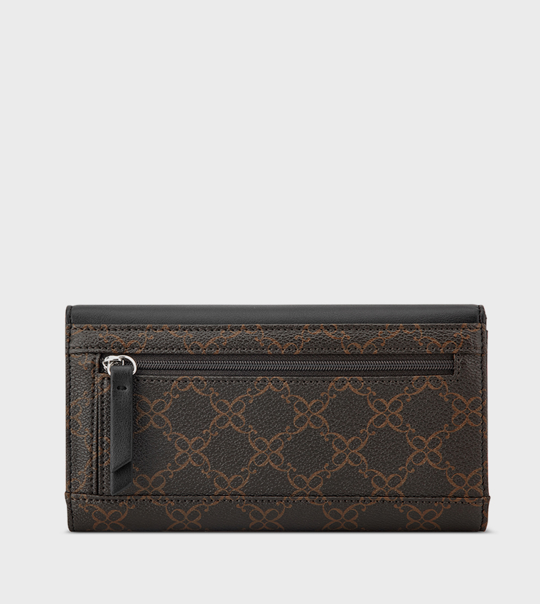 NORAH Monogram Patterned Tri-Fold Wallet