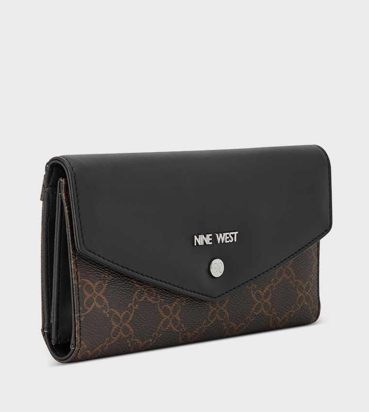 NORAH Monogram Patterned Tri-Fold Wallet