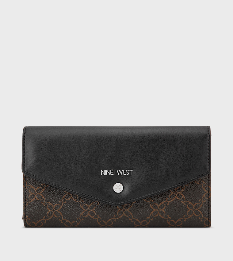 NORAH Monogram Patterned Tri-Fold Wallet