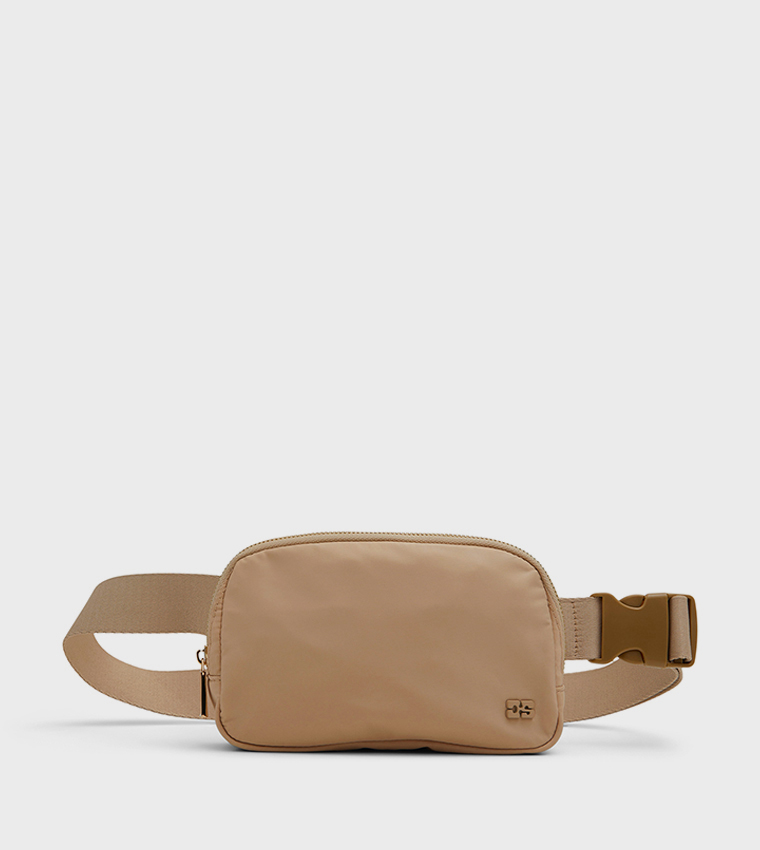 Buy Call It Spring YOKO Solid Waist Bag In Beige 6thStreet Qatar