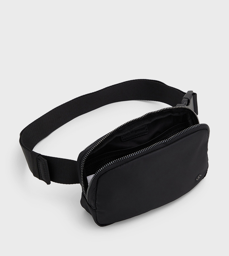 Buy Call It Spring YOKO Solid Waist Bag In Black 6thStreet Qatar