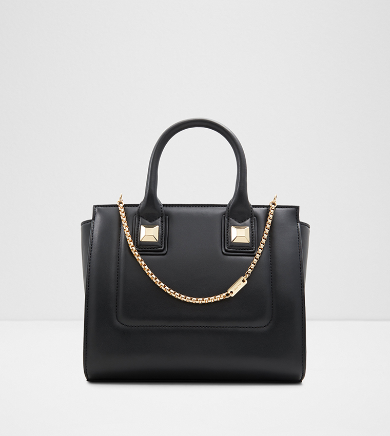 Buy Aldo YOTLAN Chain Detail Satchel Bag In Black | 6thStreet UAE