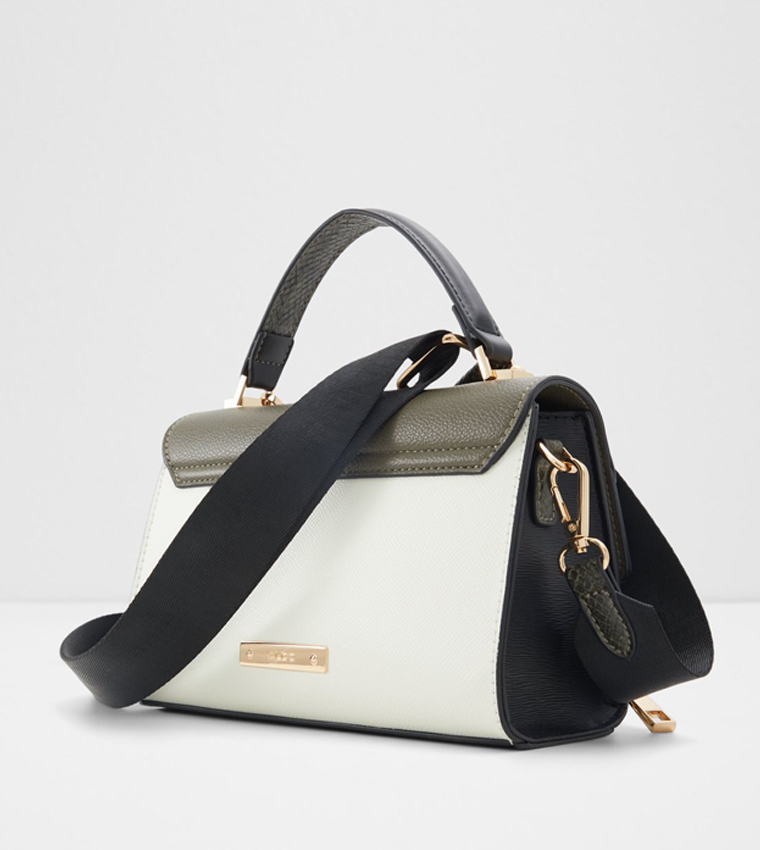 YOURA Color Block Top Handle Bag