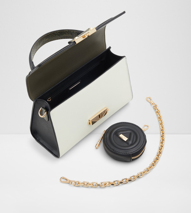 YOURA Color Block Top Handle Bag