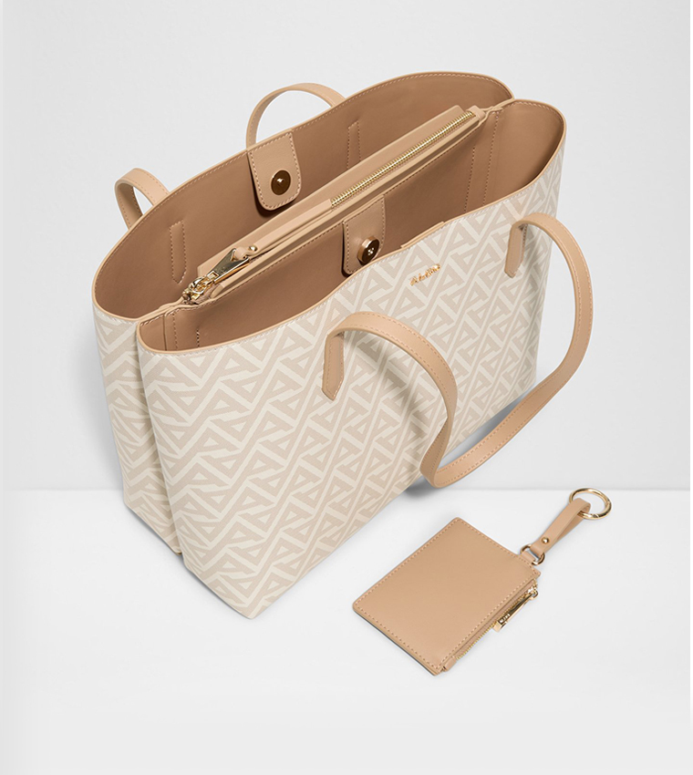 YSABELLE Logo Printed Tote Bag