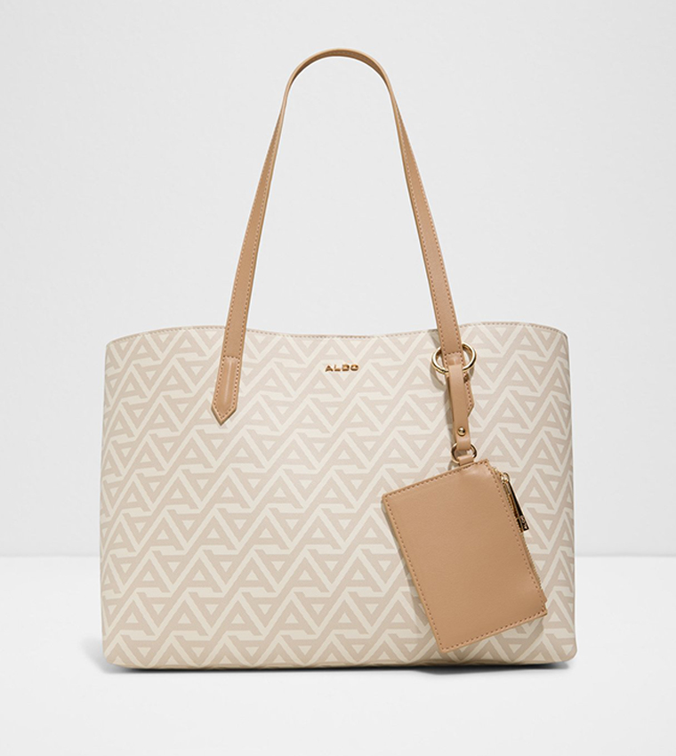 YSABELLE Logo Printed Tote Bag