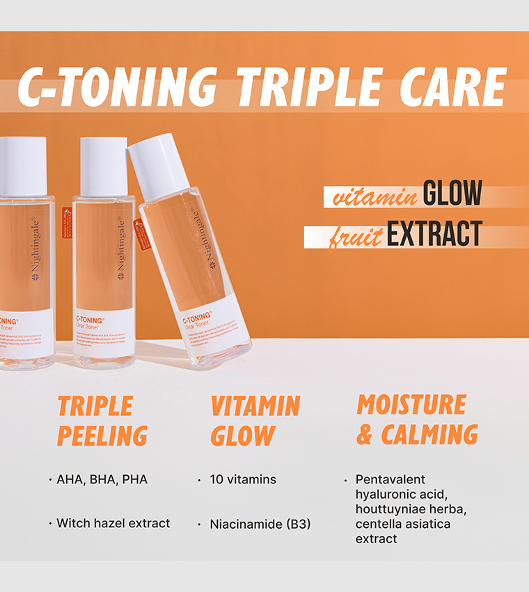 Korean C-Toning Clear Toner, 200 ml