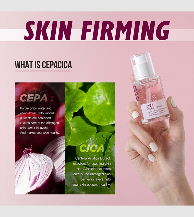 Korean Damage Recovery Cepa Cica Ampoule Face Serum, 30 ml
