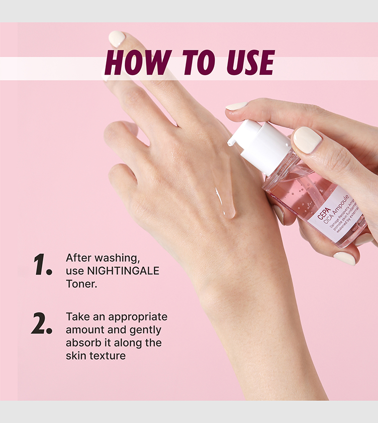Korean Damage Recovery Cepa Cica Ampoule Face Serum, 30 ml