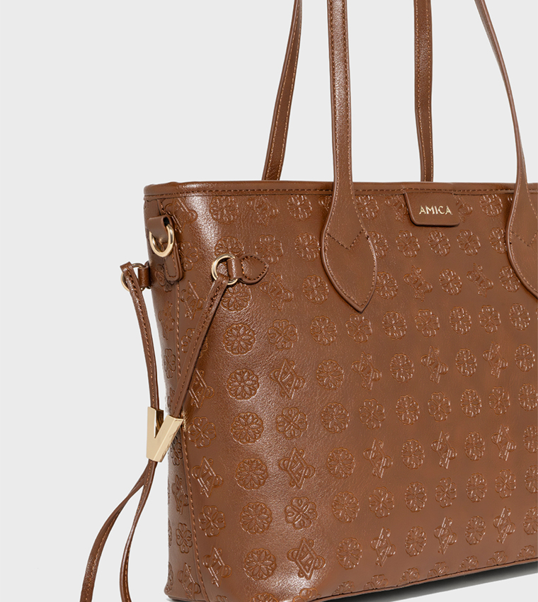 ZAILA Debossed Tote Bag