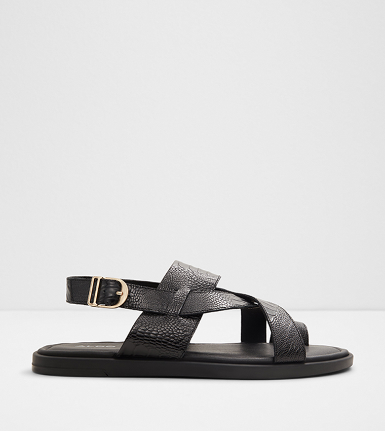 Buy Aldo ZAINO Textured Fisherman Sandals In Black 6thStreet UAE