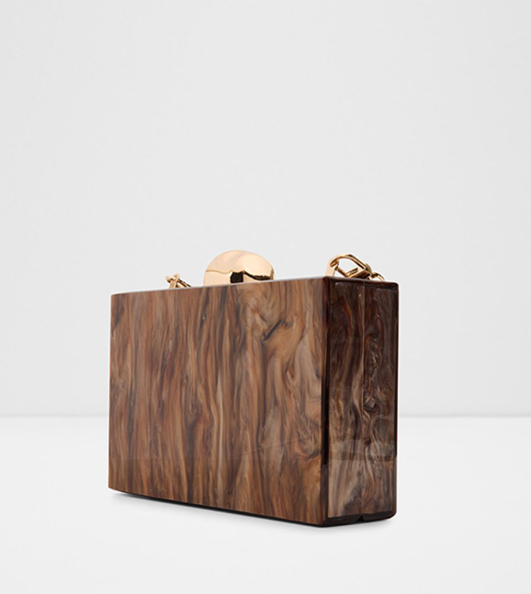 ZALORIAX Marble Clutch Bag