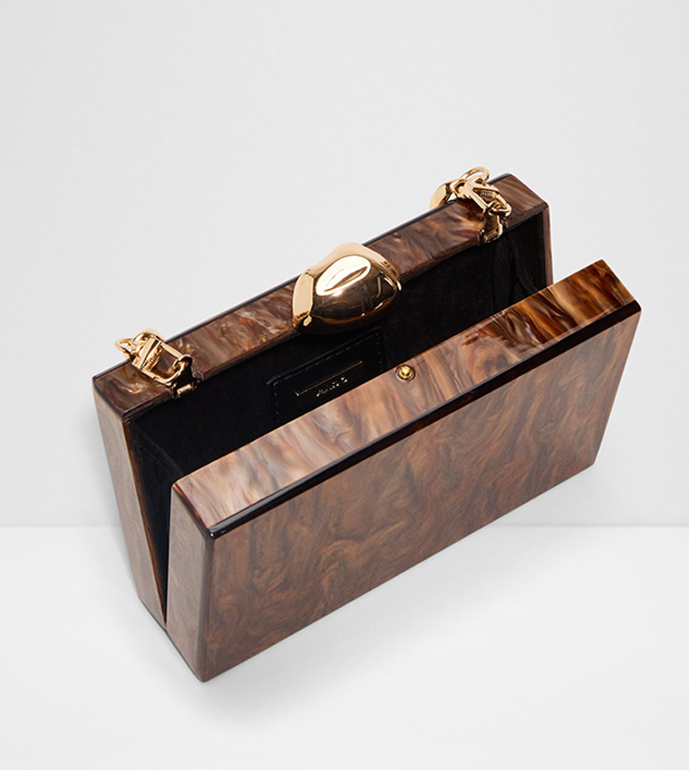 ZALORIAX Marble Clutch Bag