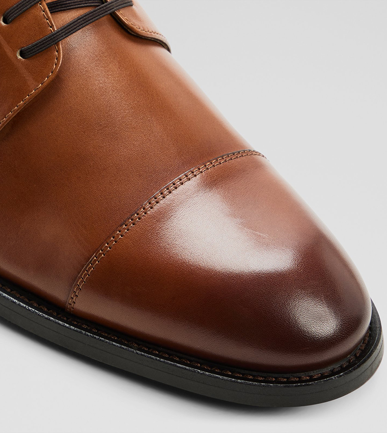 ZANKA Almond Toe Derby Shoes