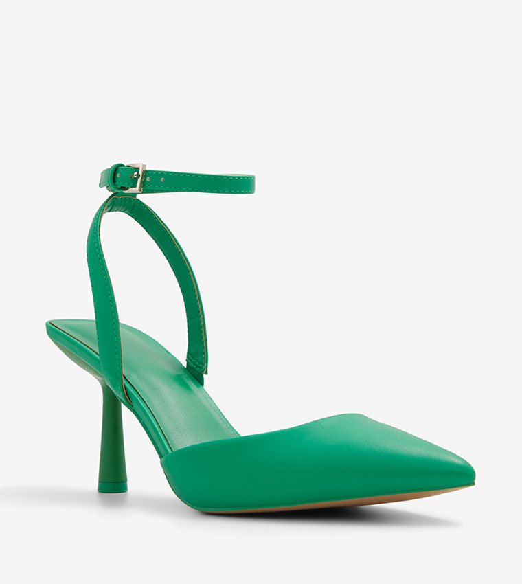 Emerald top green pumps