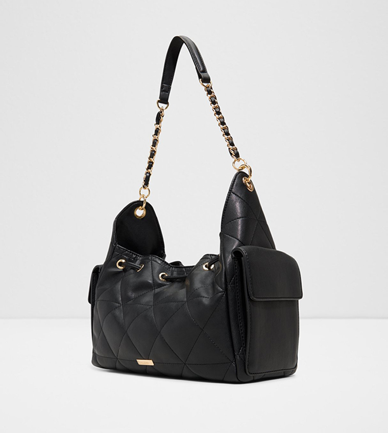 ZARIYA Textured Shoulder Bag