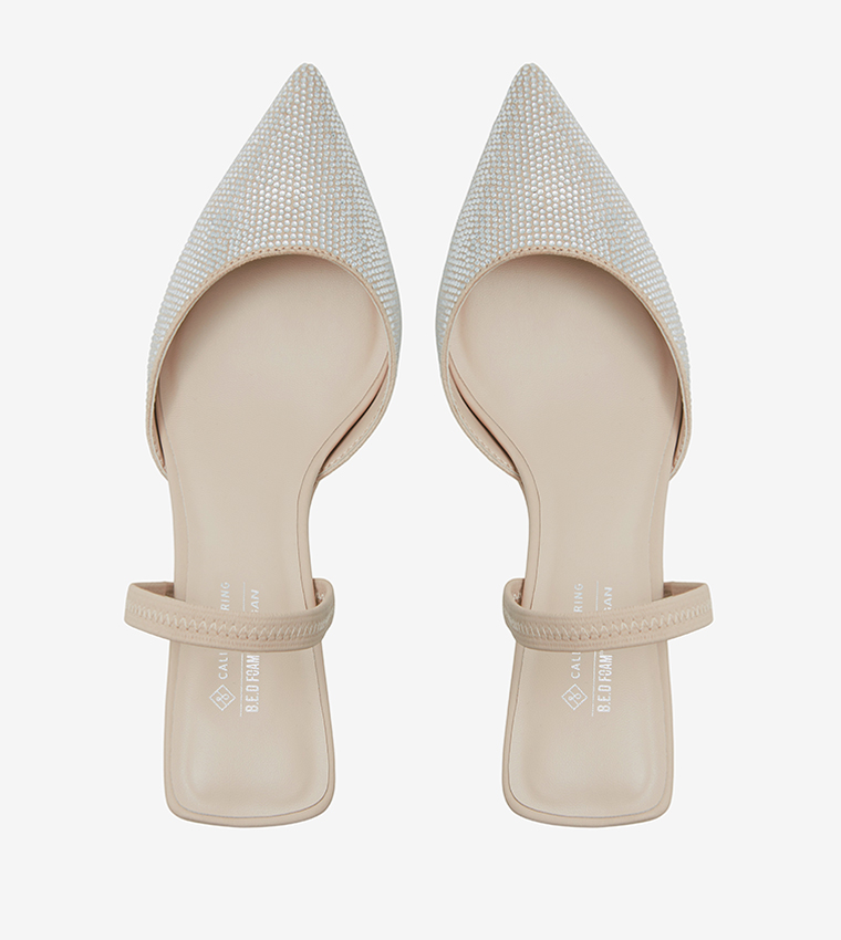ZAYDAN Kitten Heel Pumps