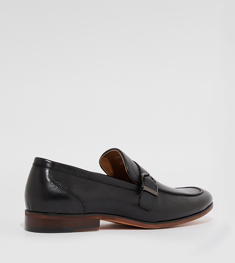 HARRY Buckled Slip-On Loafers