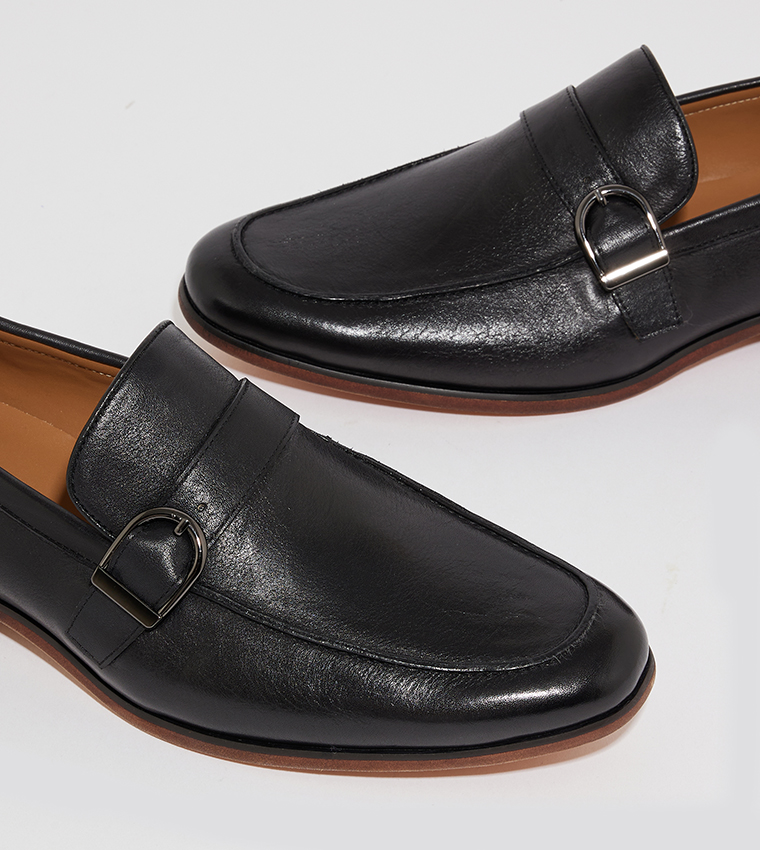 HARRY Buckled Slip-On Loafers