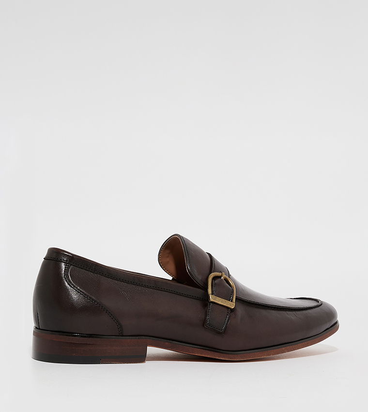 HARRY Buckled Slip-On Loafers