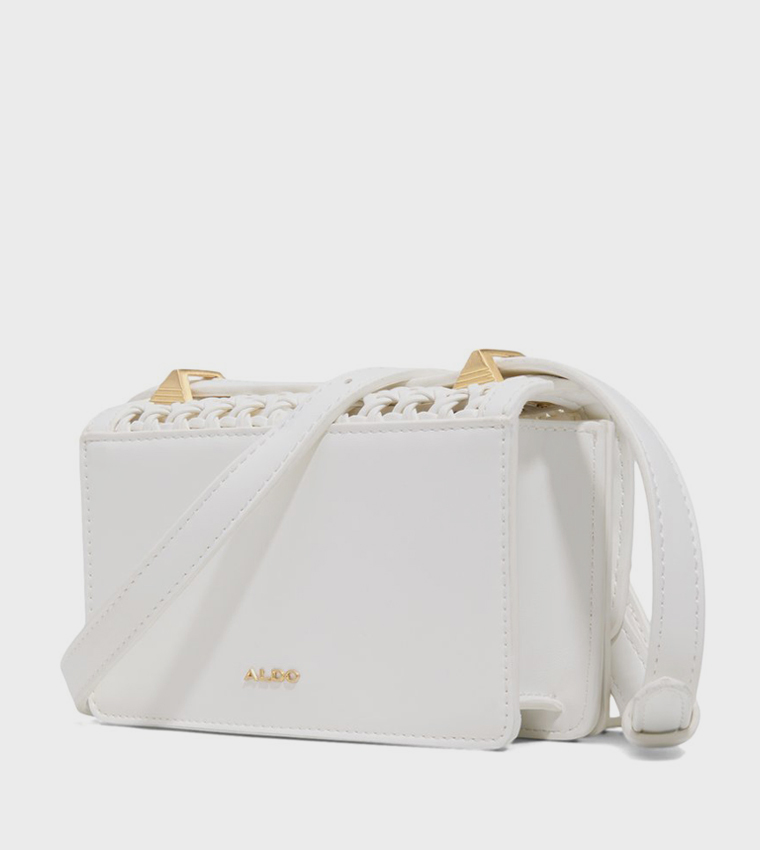 ZENITHMINI Raffia Flap Shoulder Bag