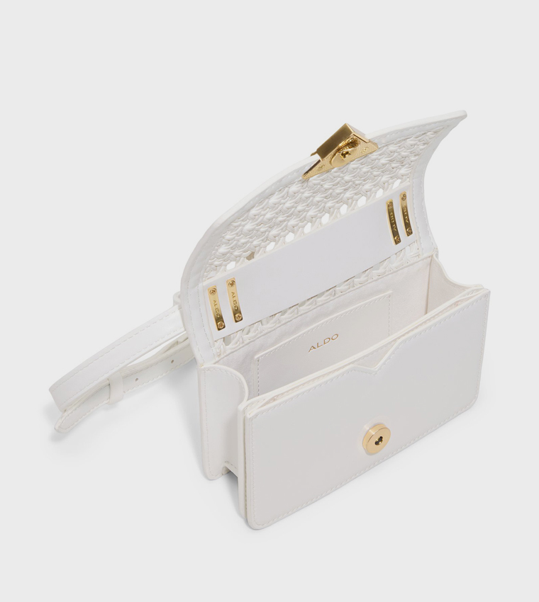 ZENITHMINI Raffia Flap Shoulder Bag