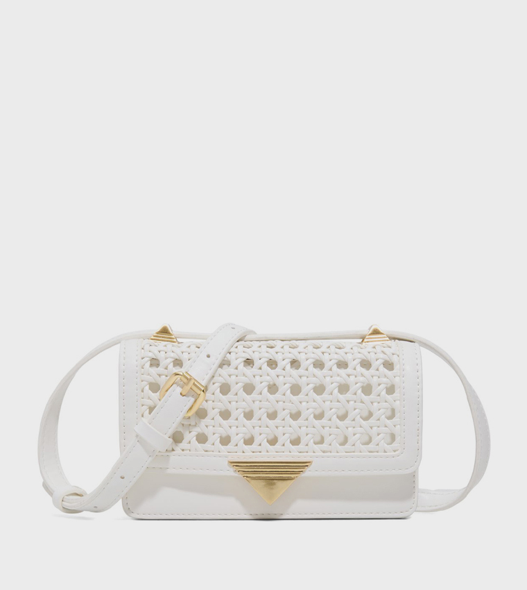 ZENITHMINI Raffia Flap Shoulder Bag
