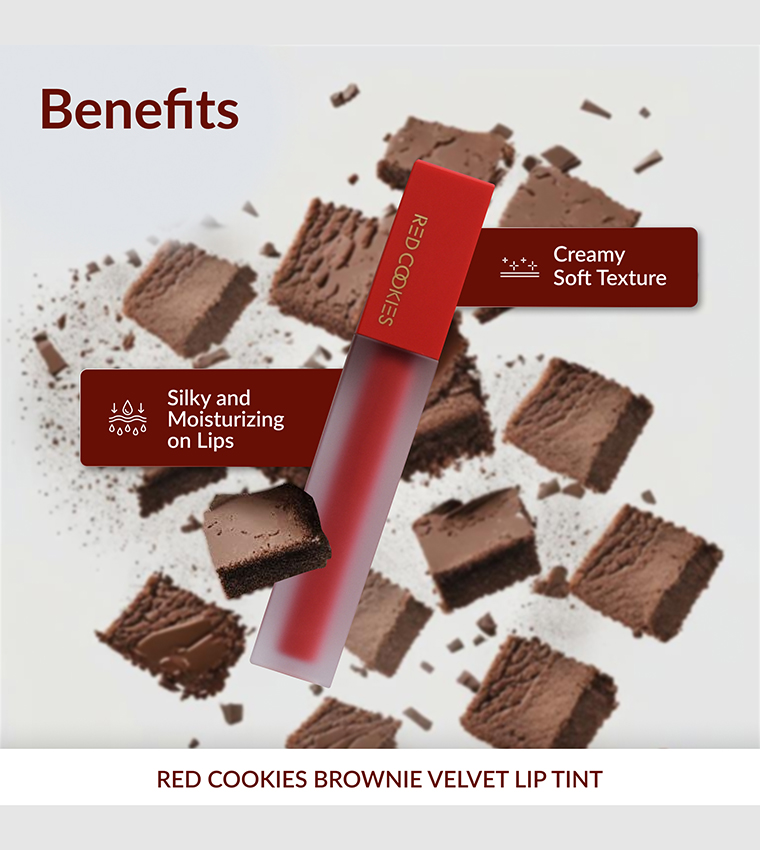 
Red Cookies Korean Long Lasting Brownie Velvet Tint Lipstick - Shade: B6 Maeryuk Balsan