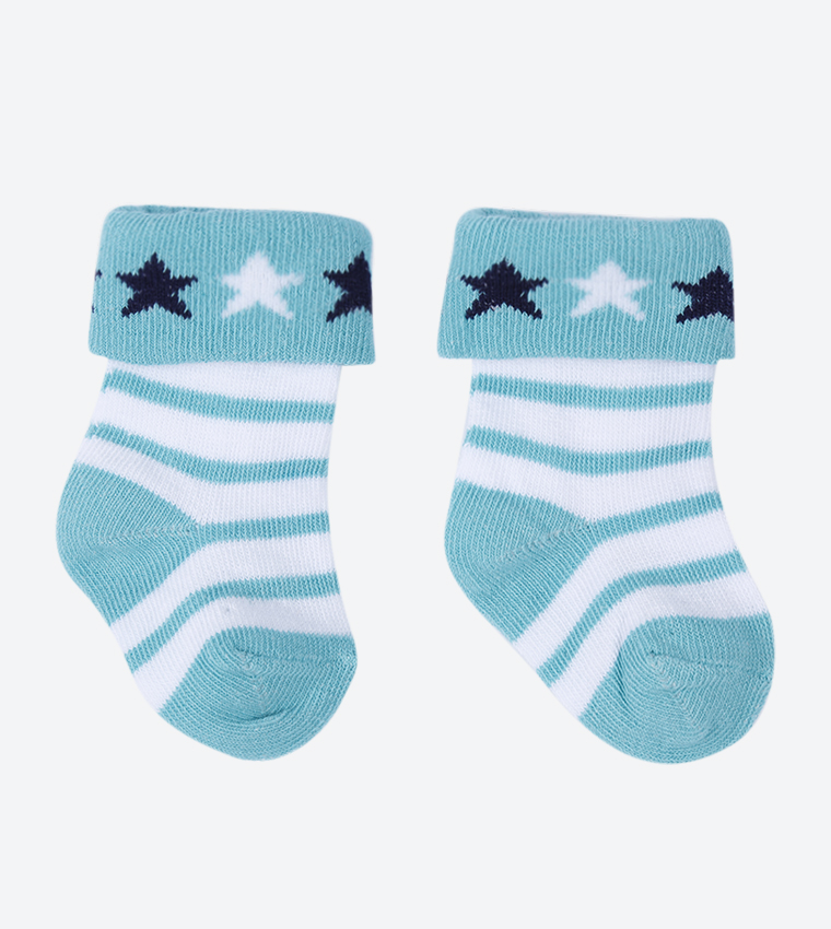 Z Generation  Socks & Tights - Turquoise Socks & Tights